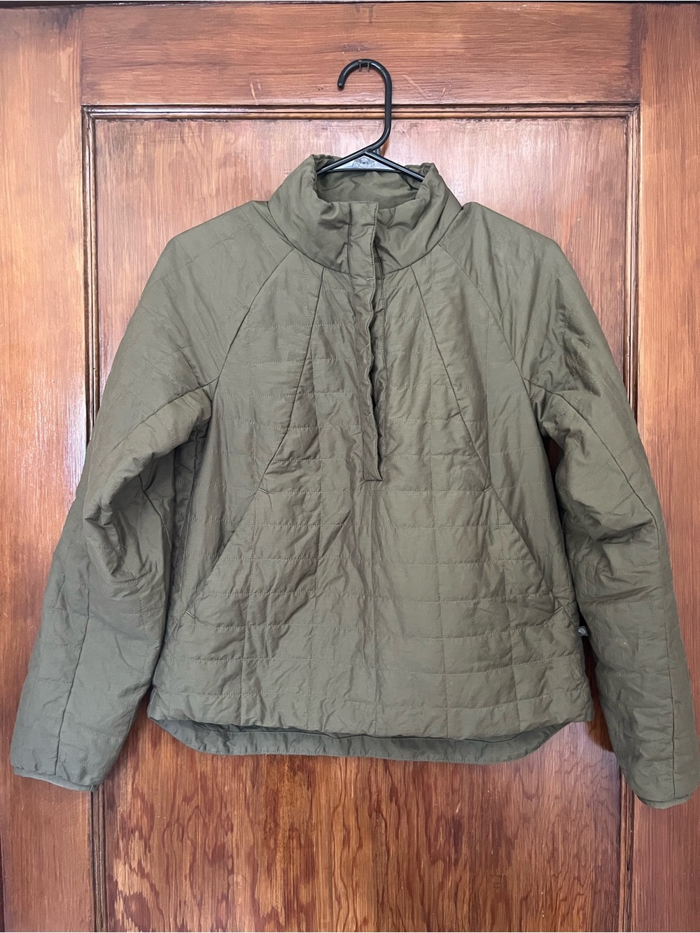 Mountain Hardware Skylab Olive Quilted Pullover Jacket